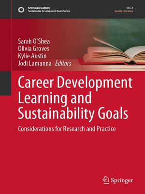 cover image of Career Development Learning and Sustainability Goals